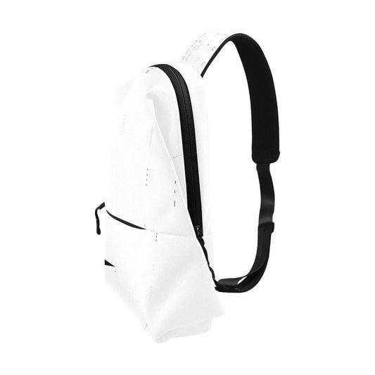 White out Men's Chest Bag